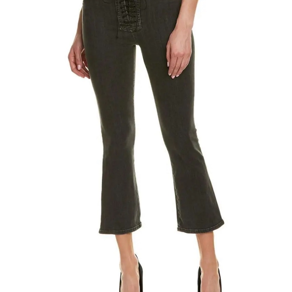 NWT HUDSON HIGH RISE BULLOCKS LACE UP CROPPED BOOT JEANS SIZE 28